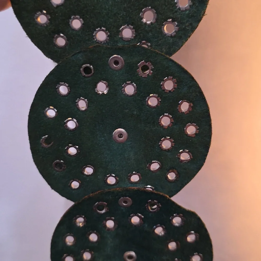 Moroccan Belt - Green-rounded - Picture 5 of 9